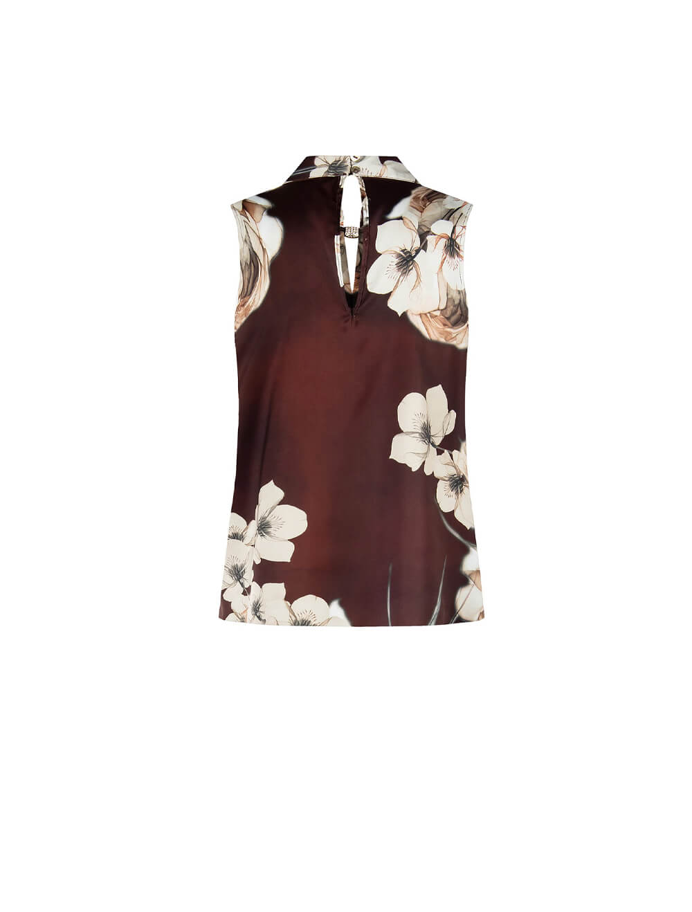 TOP FLORAL ΜΕ ΚΟΥΜΠΙ ΣΤΡΑΣ - Image 3