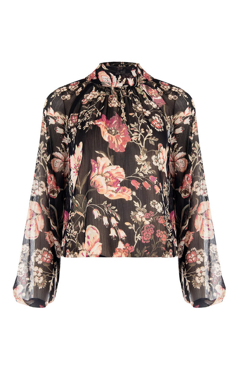 ΜΠΛΟΥΖΑ ΜΟΥΣΕΛΙΝΑ FLORAL