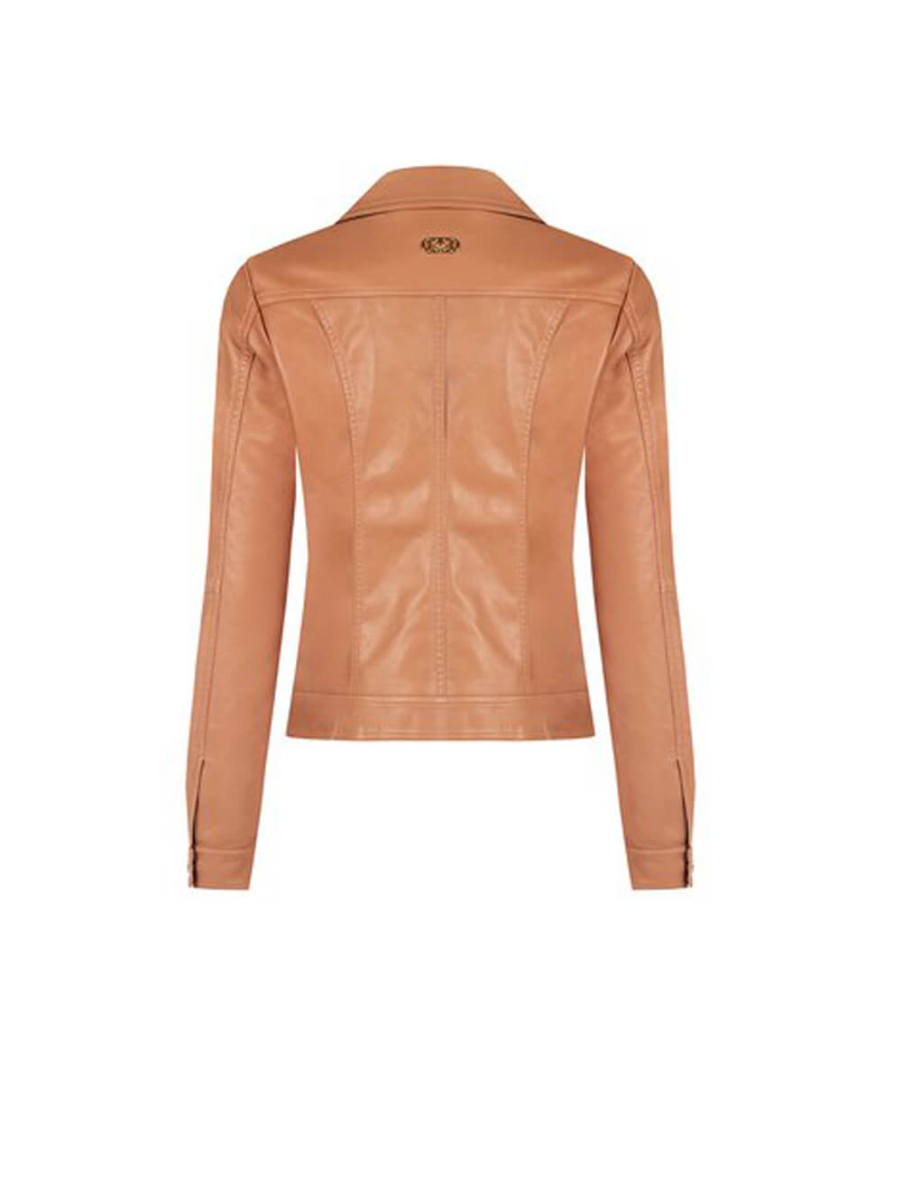 JACKET BOXY FAUX LEATHER ΜΕ ΕΞΩΤΕΡΙΚΕΣ ΤΣΕΠΕΣ - Image 2