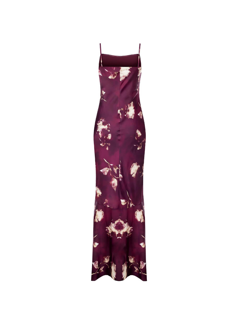 ΦΟΡΕΜΑ SATIN FLORAL ΜΕ ΛΕΠΤΗ ΤΙΡΑΝΤΑ - Image 2