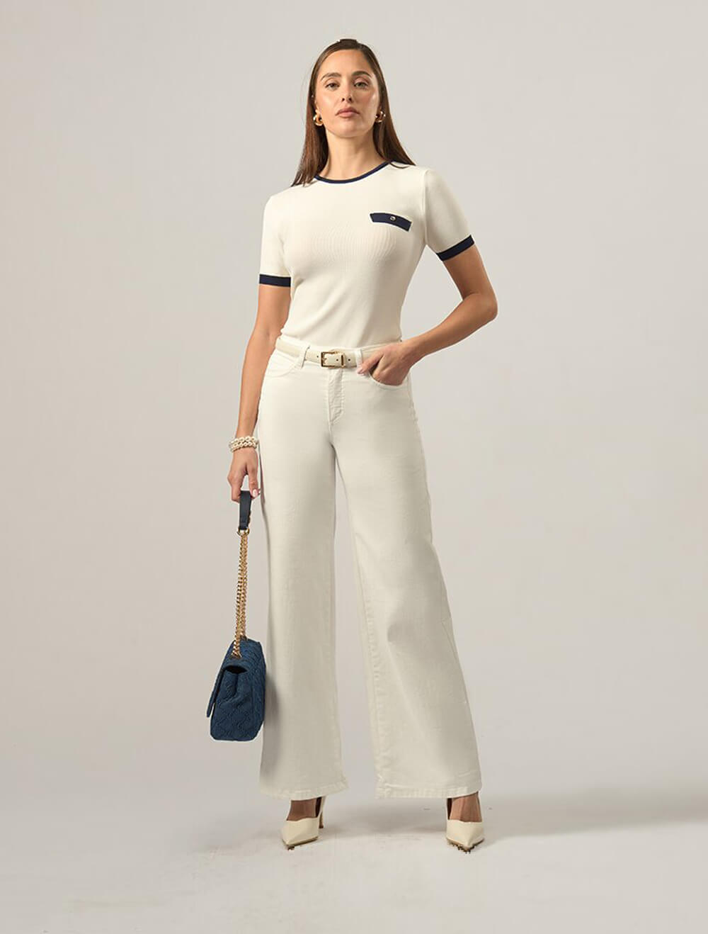 ΠΑΝΤΕΛΟΝΙ DENIM ΨΗΛΟΜΕΣΟ WIDE LEG