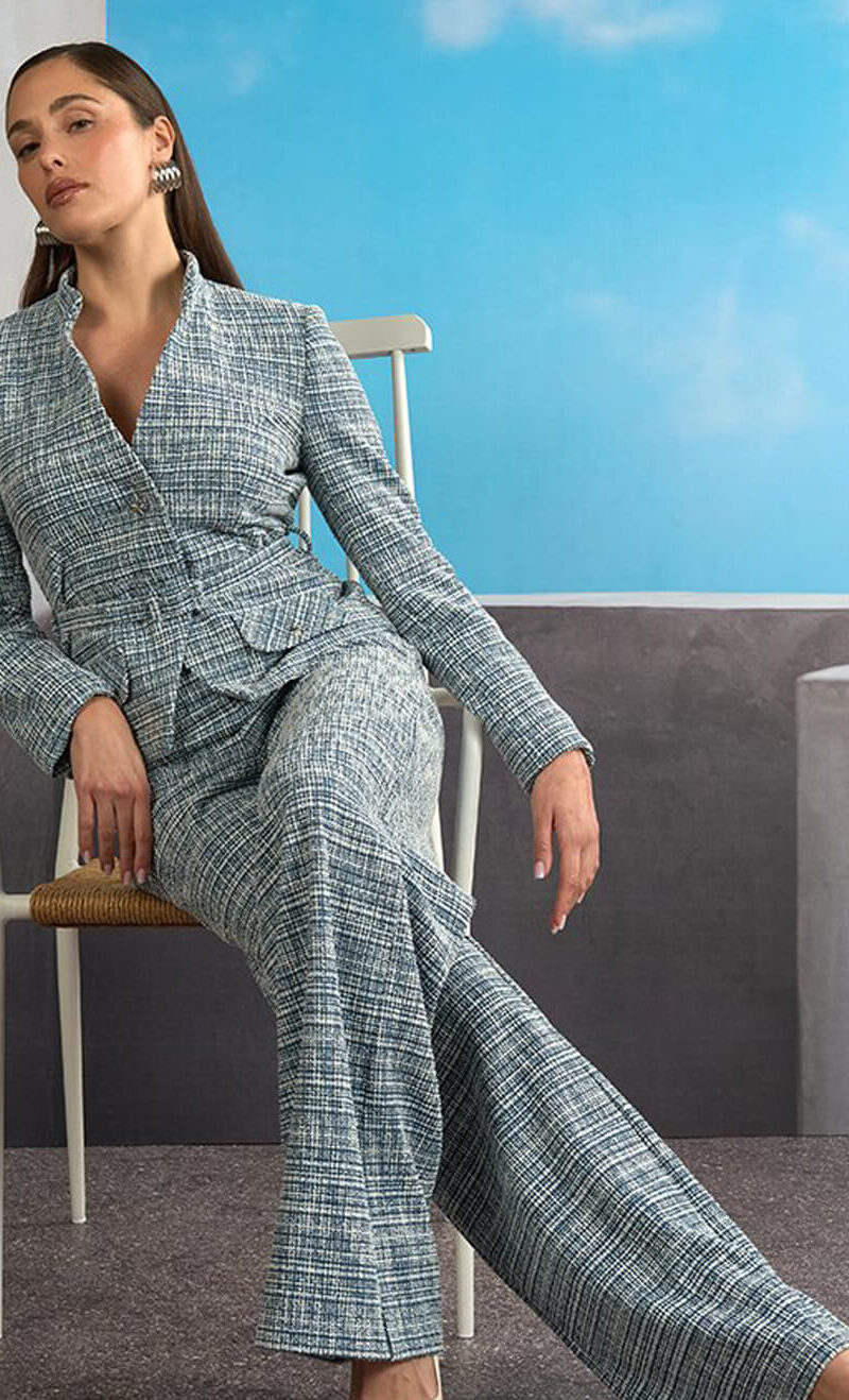 ΣΑΚΑΚΙ TWEED ΜΕ ΖΩΝΑΚΙ