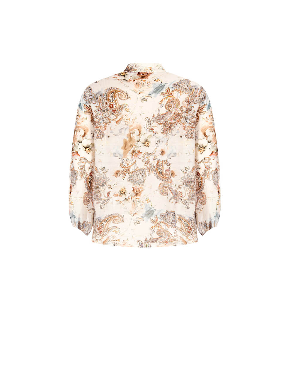 ΜΠΛΟΥΖΑ BOXY FLORAL ΜΕ ΔΕΣΙΜΟ ΣΤΟ ΛΑΙΜΟ - Image 3