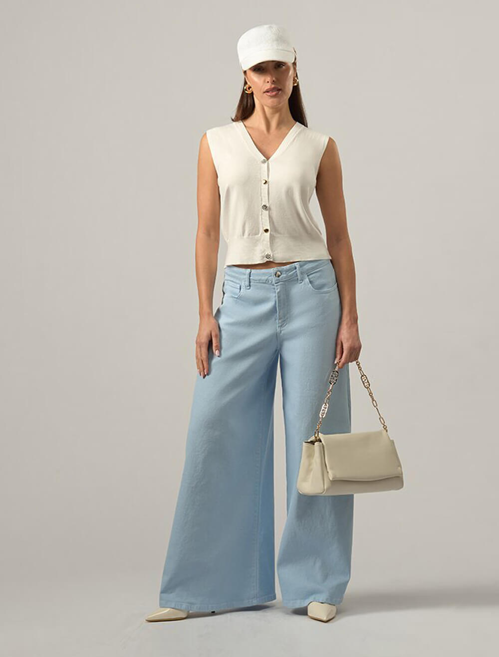 ΠΑΝΤΕΛΟΝΙ COTTON WIDE LEG